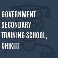 Government Secondary Training School, Chikiti Logo
