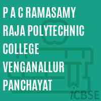 P A C Ramasamy Raja Polytechnic College Venganallur Panchayat Logo