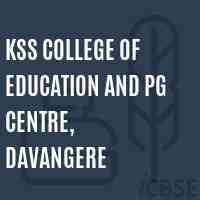 KSS College of Education and PG centre, Davangere Logo