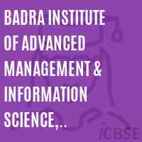 Badra Institute of Advanced Management & Information Science, Davangere Logo