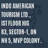 Indo American Tourism Ltd., Ist Floor HIG 83, Sector-1, on NH 5, MVP Colony , Vishakapatanam College Logo