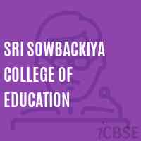 Sri Sowbackiya College of Education Logo