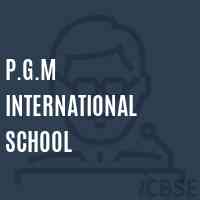 P.G.M International school Logo