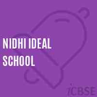 Nidhi Ideal School Logo