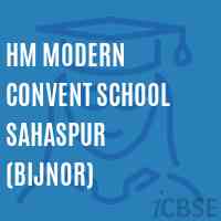 Hm Modern Convent School Sahaspur (Bijnor) Logo