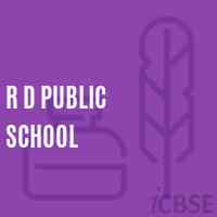 R D Public school Logo