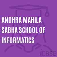 andhra Mahila Sabha School of Informatics Logo