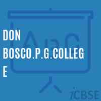 Don Bosco.P.G.College Logo