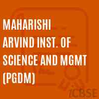 Maharishi Arvind Inst. of Science and Mgmt (Pgdm) College Logo