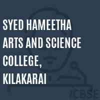 Syed Hameetha Arts and Science College, Kilakarai Logo