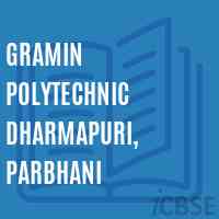 Gramin Polytechnic Dharmapuri, Parbhani College Logo