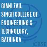Giani Zail Singh College of Engineering & Technology, Bathinda Logo