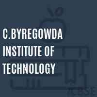 C.Byregowda Institute of Technology Logo