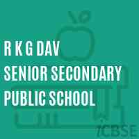 R K G Dav Senior Secondary Public School Logo