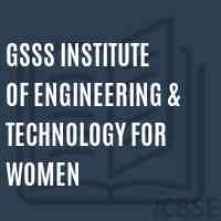 Gsss Institute of Engineering & Technology For Women Logo