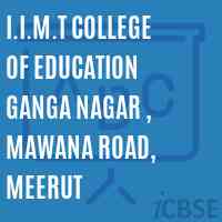 I.I.M.T College of Education Ganga Nagar , Mawana Road, Meerut Logo