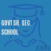 Govt Sr. Sec. School Logo