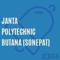 Janta Polytechnic Butana (Sonepat) College Logo