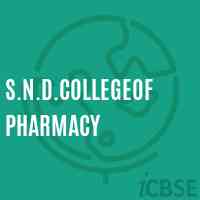 S.N.D.Collegeof Pharmacy Logo