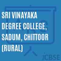 Sri Vinayaka Degree College, Sadum, Chittoor (Rural) Logo