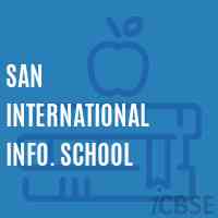 San International Info. School Logo