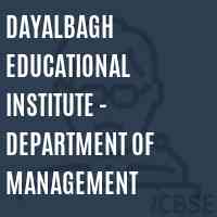 Dayalbagh Educational Institute - Department of Management Logo