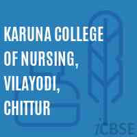 Karuna College of Nursing, Vilayodi, Chittur Logo