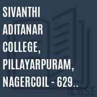 Sivanthi Aditanar College, Pillayarpuram, Nagercoil - 629 501 Logo