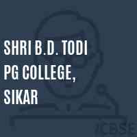 Shri B.D. Todi PG College, Sikar Logo