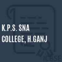 K.P.S. Sna College, H.Ganj Logo