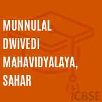 Munnulal Dwivedi Mahavidyalaya, Sahar College Logo