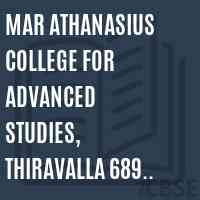 Mar Athanasius College for Advanced Studies, Thiravalla 689 101 Logo