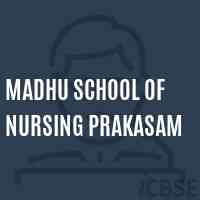 Madhu School of Nursing Prakasam Logo