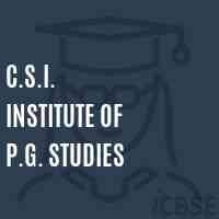 C.S.I. Institute of P.G. Studies Logo