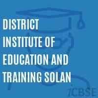District Institute of Education and Training Solan Logo