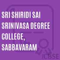 Sri Shiridi Sai Srinivasa Degree College, Sabbavaram Logo