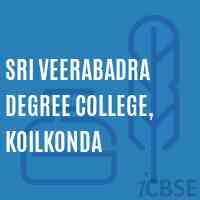 Sri Veerabadra Degree College, Koilkonda Logo