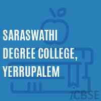 Saraswathi Degree College, Yerrupalem Logo