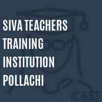 Siva Teachers Training Institution Pollachi College Logo