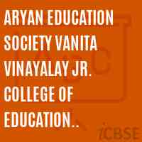 Aryan Education Society Vanita Vinayalay Jr. College of Education Shankarshet Mumbai Logo