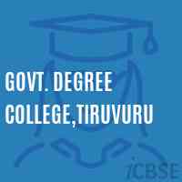 Govt. Degree College,Tiruvuru Logo