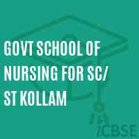 Govt School of Nursing For Sc/ St Kollam Logo