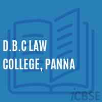 D.B.C Law College, Panna Logo