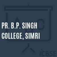 Pr. B.P. Singh College, Simri Logo