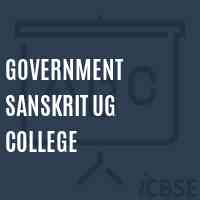 Government Sanskrit UG College Logo