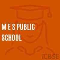 M E S Public School Logo