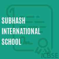 Subhash International School Logo