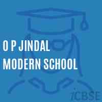 O P Jindal Modern School Logo