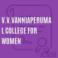 V.V.Vanniaperumal College For Women Logo