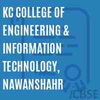 Kc College of Engineering & Information Technology, Nawanshahr Logo